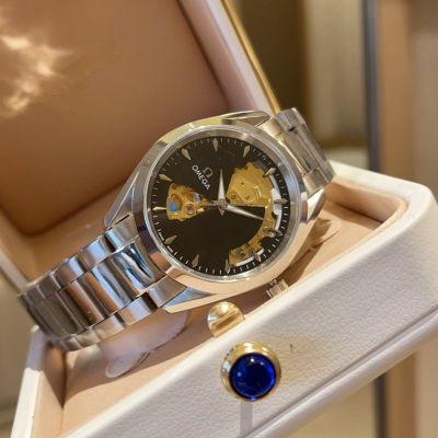 Omega Stainless Steel 82s7 Movement 41*12MM Sapphire Glass Men Watch